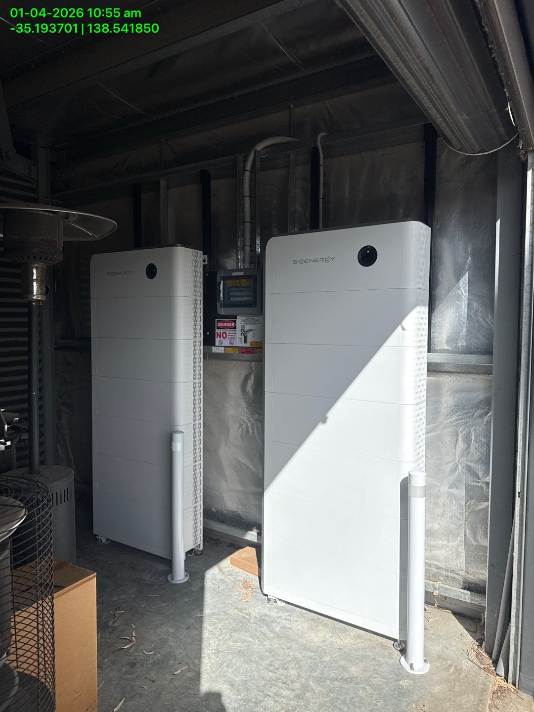 Commercial Sigenergy battery installation by Max Power