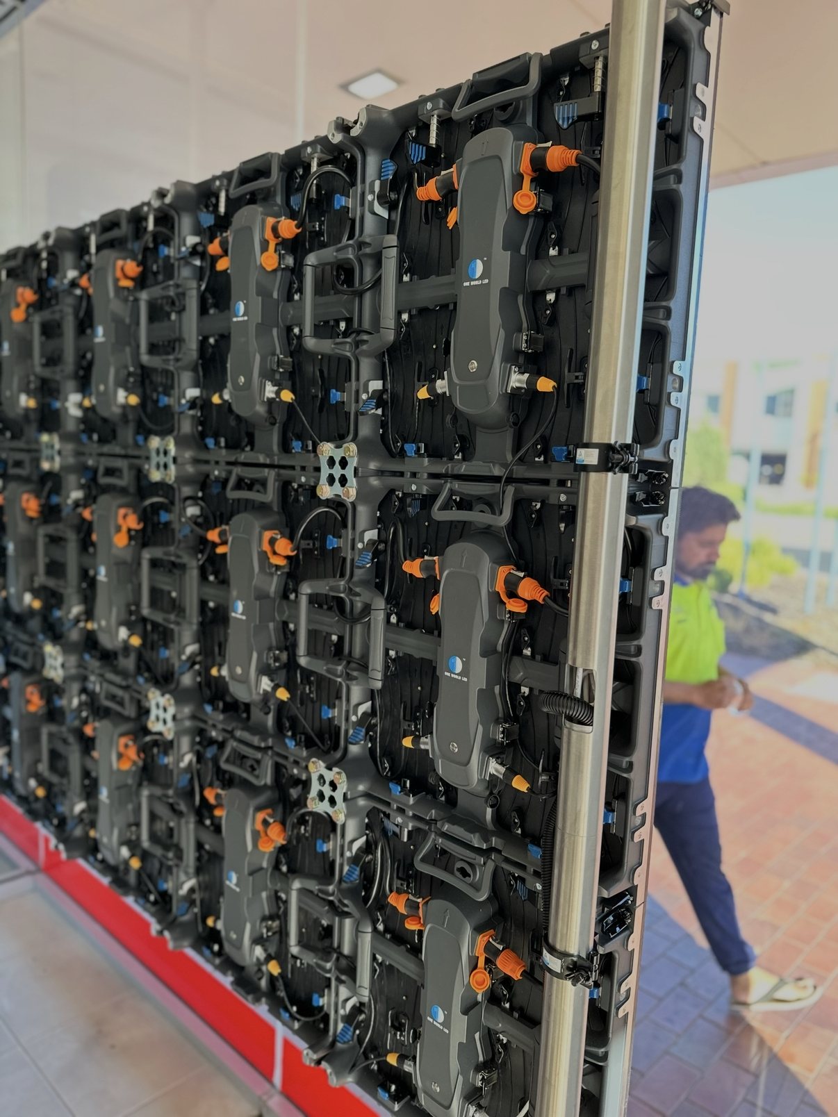 Digital signage wiring by Max Power